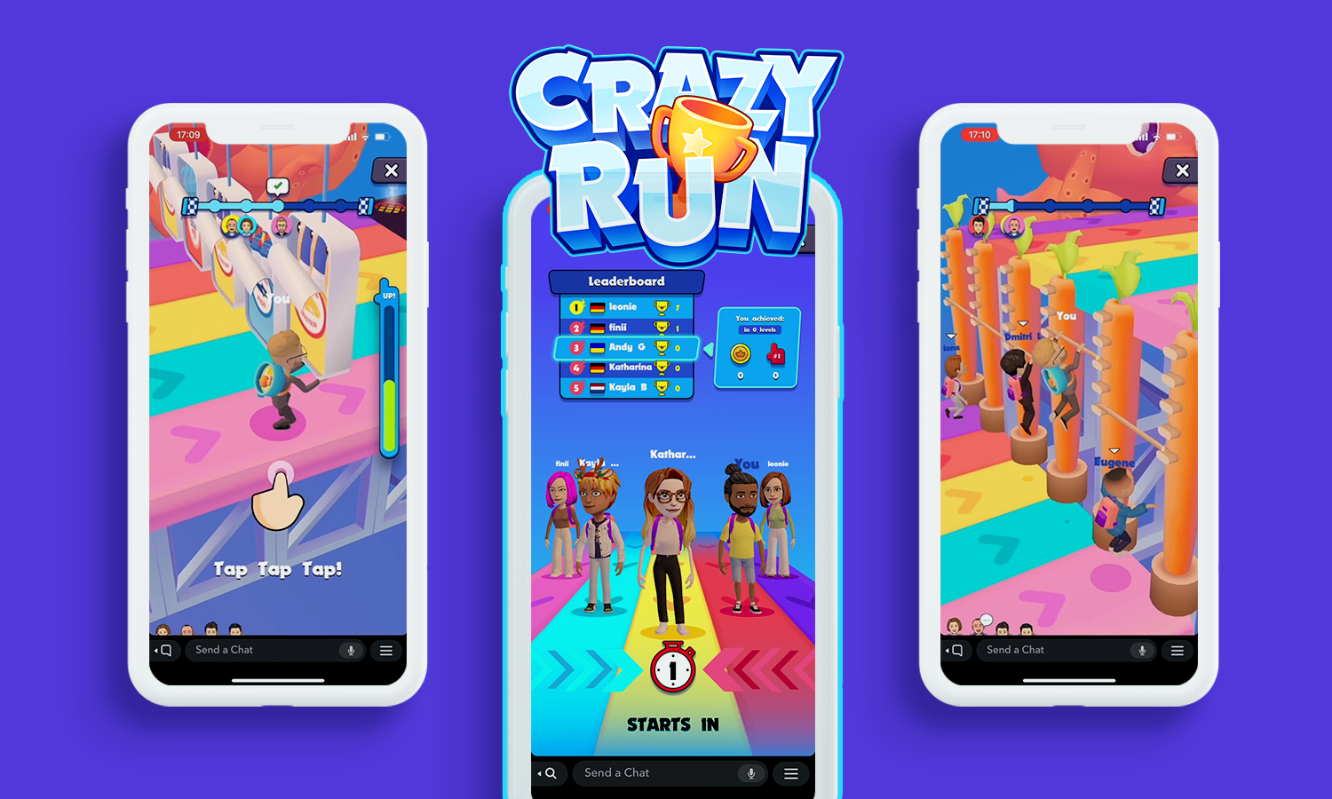 Asyik! Game Crazy Run Bisa Dimainkan di Snapchat