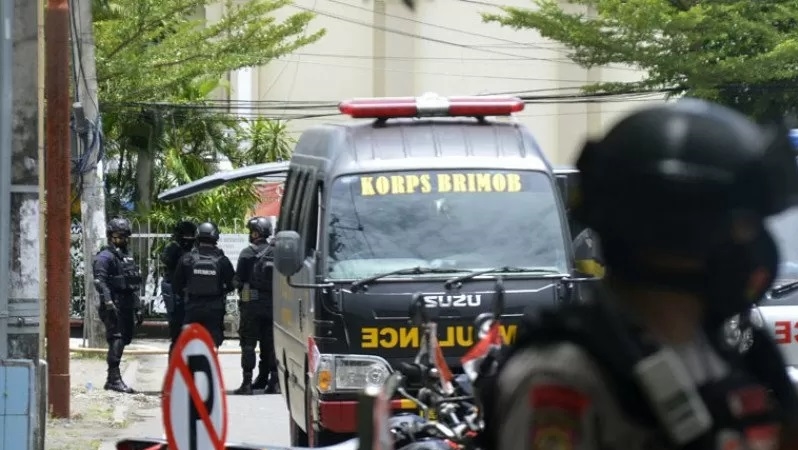 Sempat Paksa Masuk, Pelaku Bom di Gereja Katedral Makassar Beraksi Naik Motor 