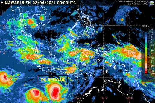 Intensitas Siklon Tropis Seroja Meningkat, 4 Provinsi Ini Harus Waspada!