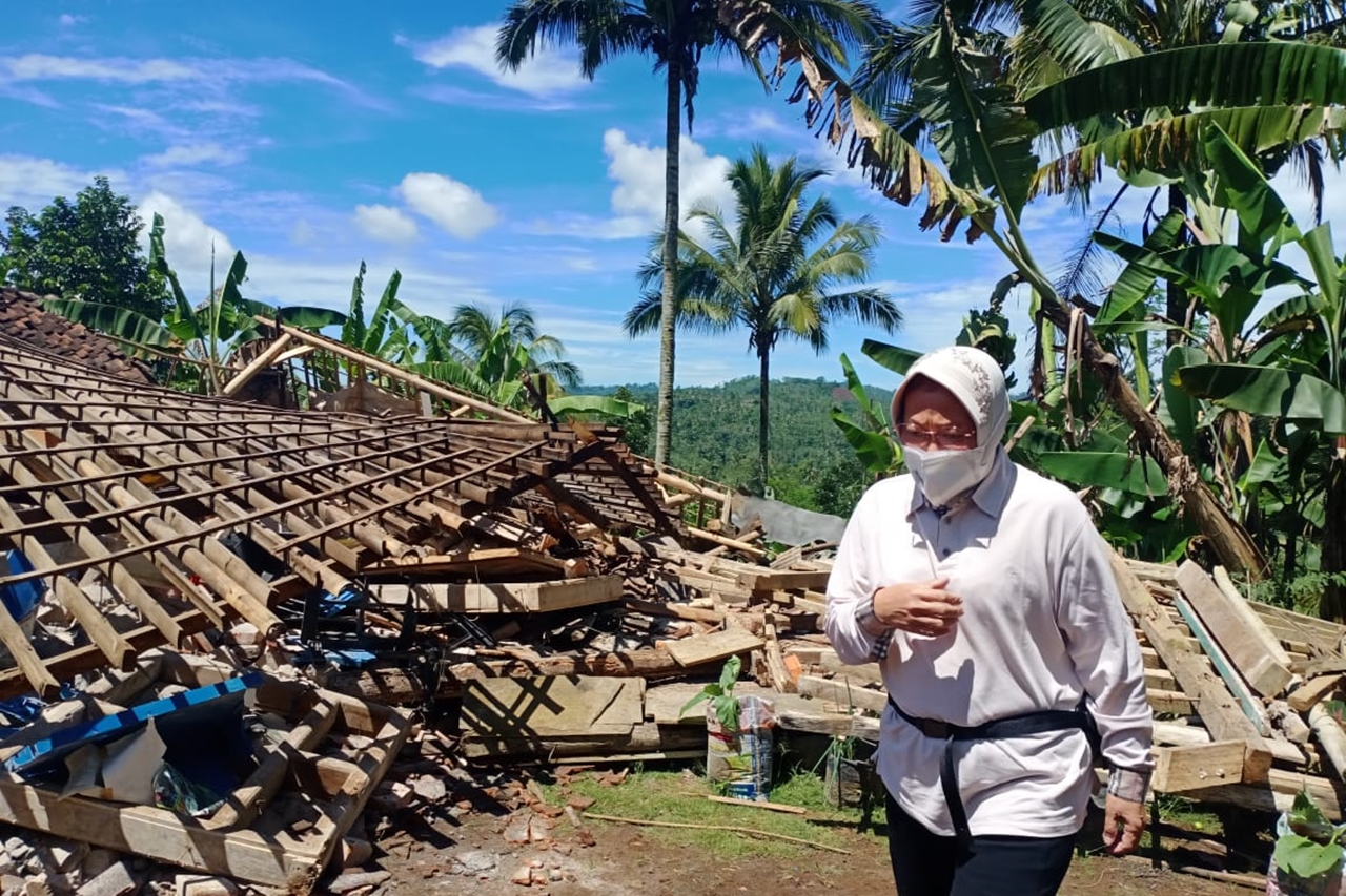 Kemensos Beri Santunan Kematian untuk Korban Gempa Malang