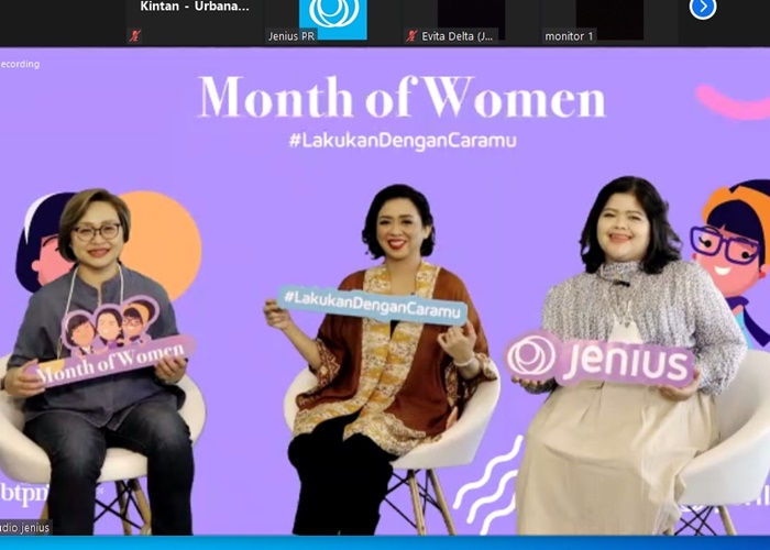 Women Support Women, Jenius Luncurkan Program 'Month of Women' 