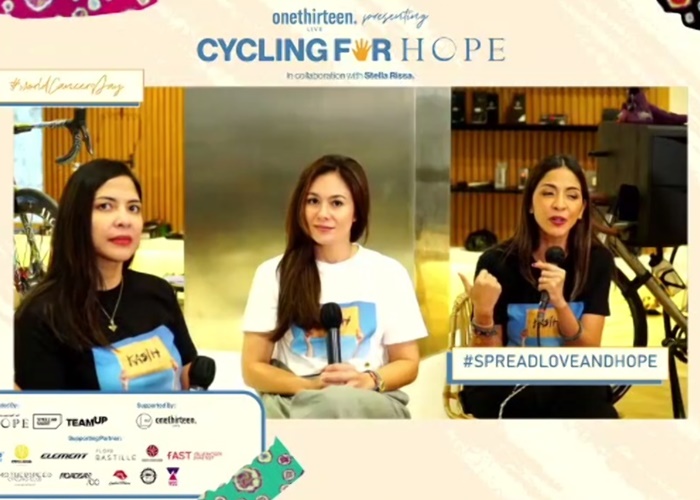 Wulan Guritno Ajak Masyarakat Donasi dengan Bersepeda 