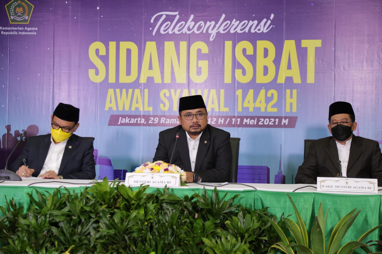Kemenag Umumkan 1 Syawal 1442 H Jatuh pada Kamis 13 Mei 2021