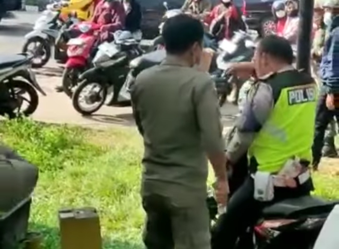 Anggota Polantas Palembang Ditikam OTD di Pos Lampu Merah