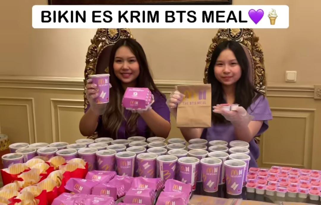 Sisca Kohl Borong BTS Meal untuk Dibikin Es Krim, Netizen Heboh!