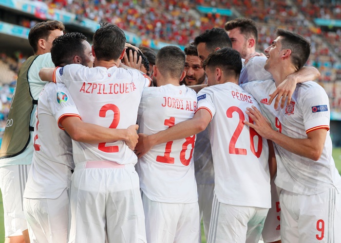 Spanyol Ngamuk dan Lolos ke 16 Besar Euro 2020