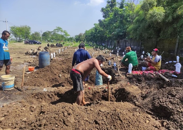 5 Penggali Makam COVID-19 di Sidoarjo Bakal Dapat Bonus Rp 1,2 M