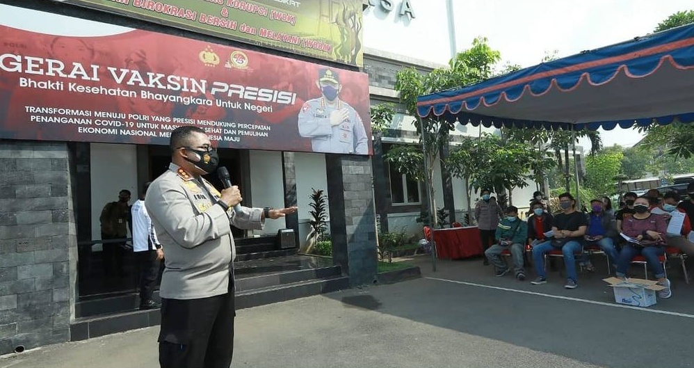 Polrestabes Surabaya Kembali Buka Gerai Vaksin Presisi, Khusus Warga KTP Surabaya