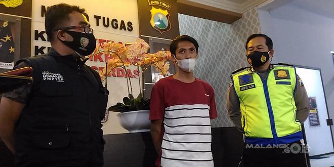 Polisi Tangkap Pengunggah Konten PJU Padam Bikin Kecelakaan di Malang
