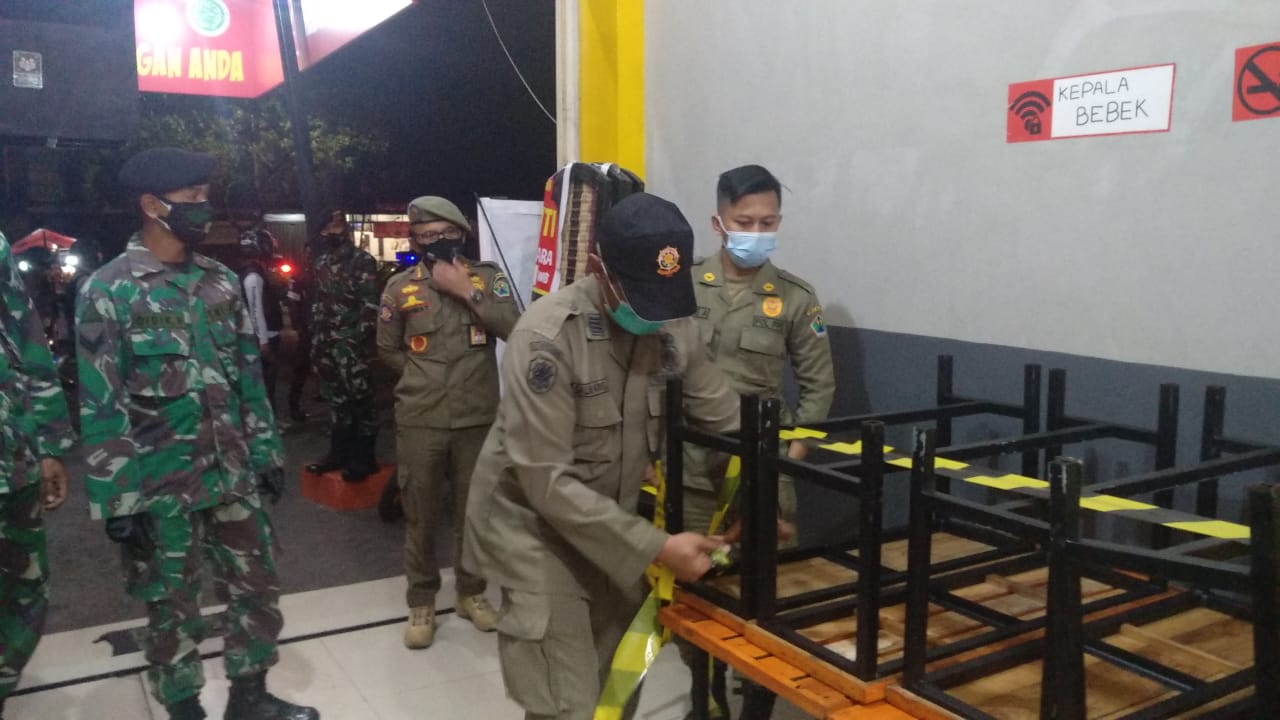 Langgar PPKM Darurat, 50 Pelaku Usaha di Kota Malang Terciduk