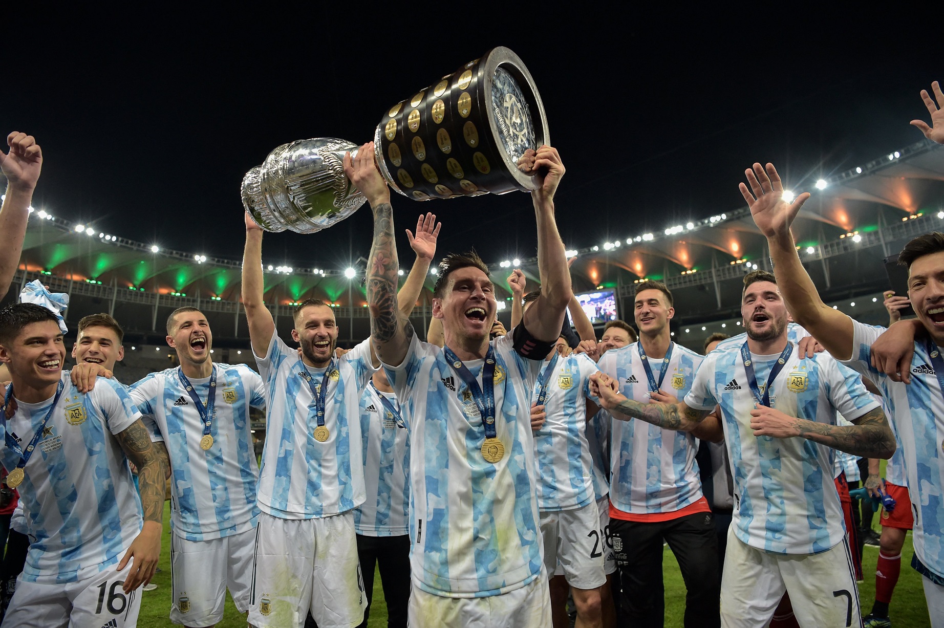 Juara Copa America 2021, Argentina Buka Puasa Juga