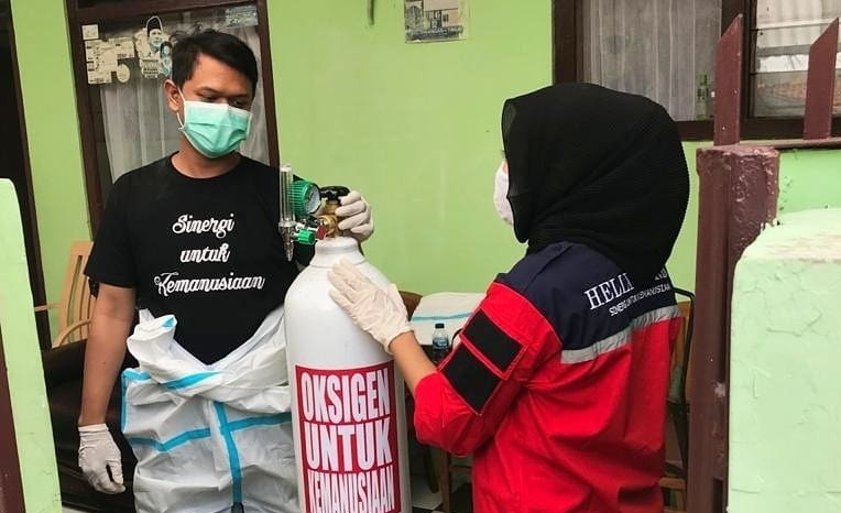 Komunitas Ini Pinjamkan Tabung Oksigen Gratis untuk Pasien Corona di Jakarta