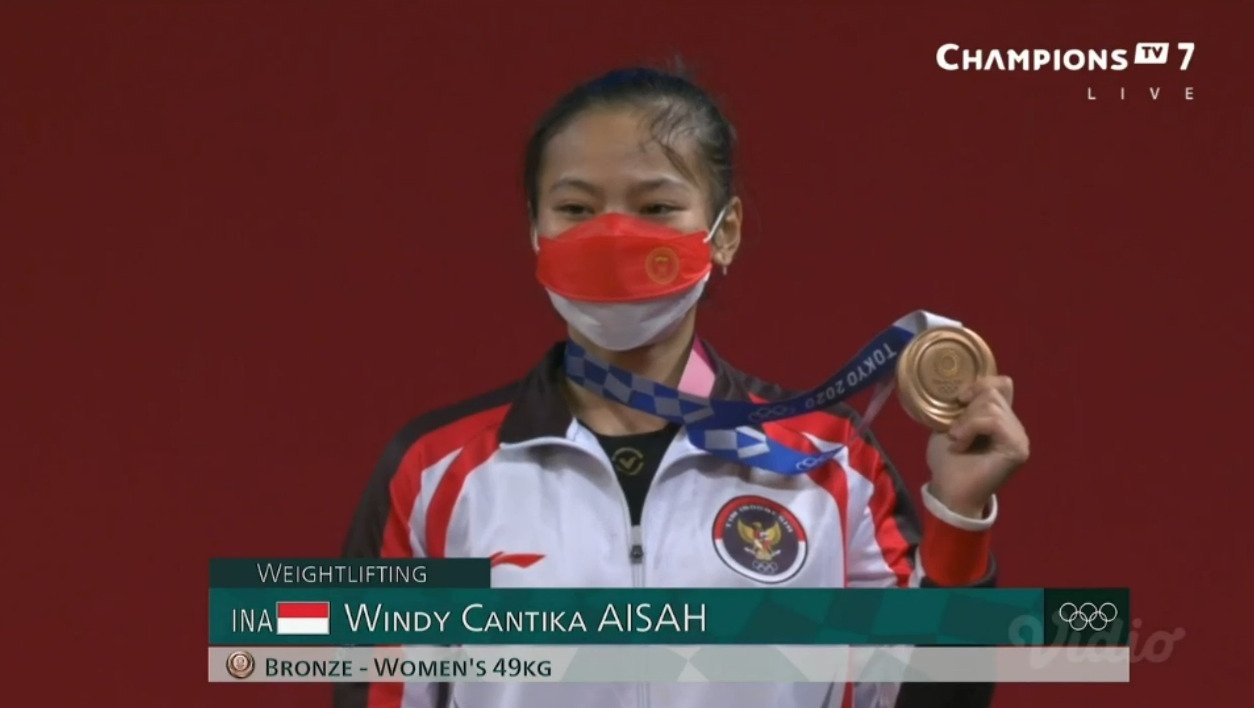 Windy Cantika Beri Medali Pertama Indonesia di Olimpiade 2020