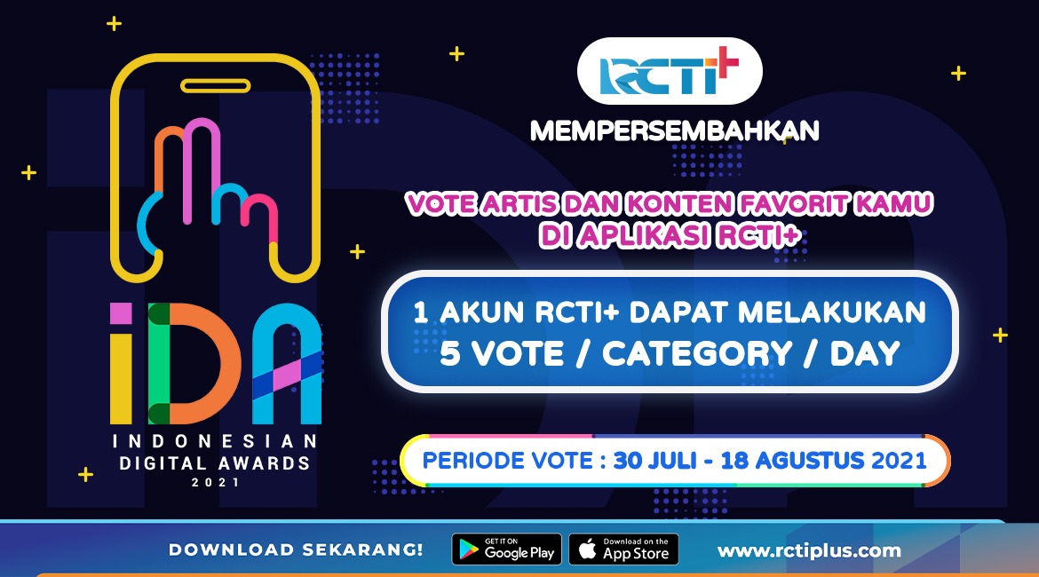 Rayakan HUT Kedua, RCTI+ Gelar 'Indonesian Digital Awards'