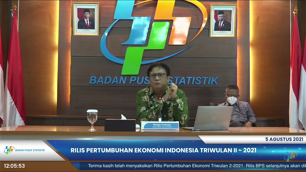 BPS: Ekonomi Indonesia Tumbuh 7,07 Persen di Kuartal II 2021
