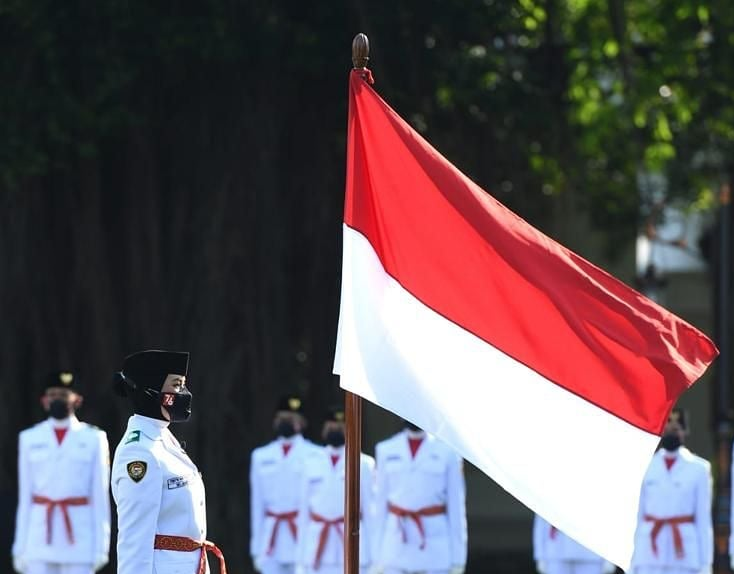 Komposisi Petugas dan Peserta Upacara HUT Ke-76 RI di Istana Merdeka