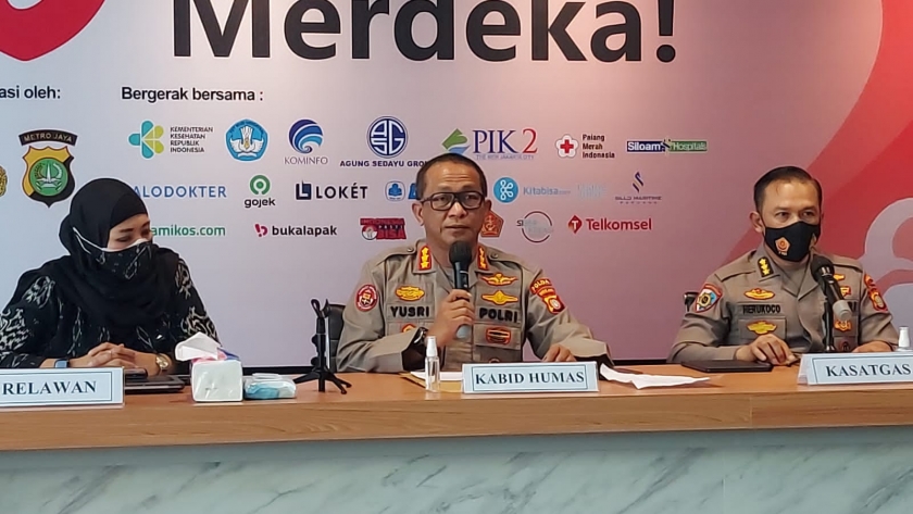 Polda Metro Jaya Klaim 99% Warga DKI Telah Divaksin Dosis Pertama