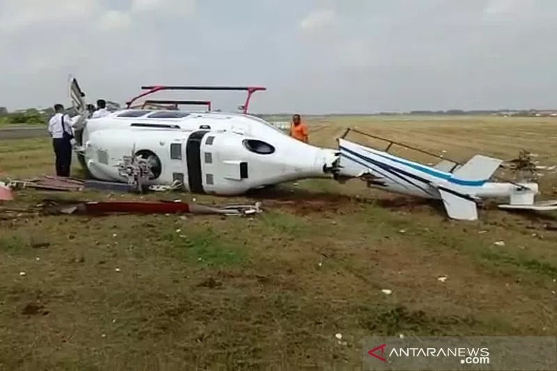 Helikopter Kemenhub Terguling, Polisi: Ada Masalah Mesin