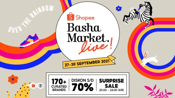 Gandeng 170 Brand Lokal, 'Shopee Basha Market Live' Kembali Digelar