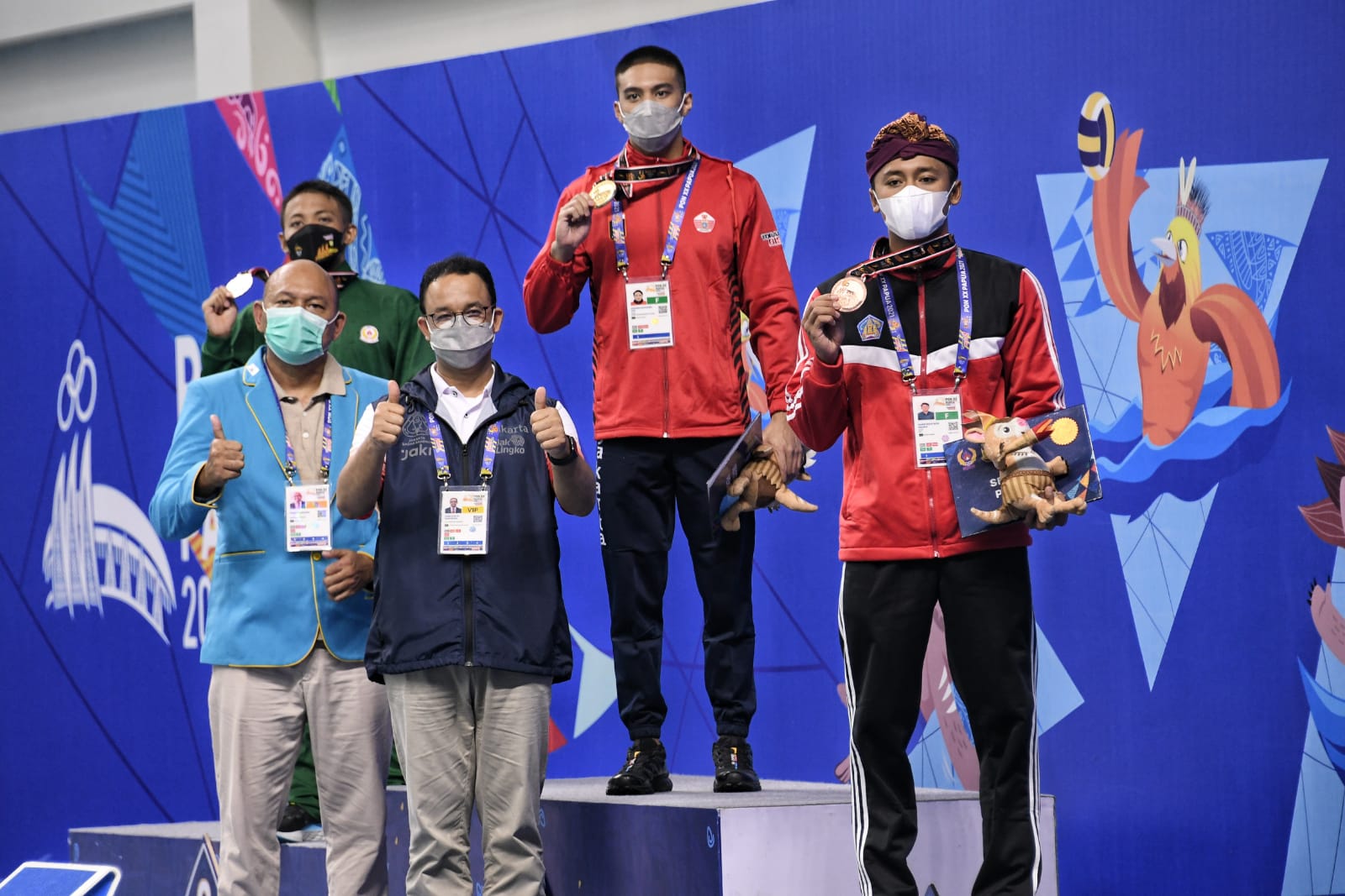Tim Renang DKI Borong Enam Medali PON Papua 2021, Anies Bangga