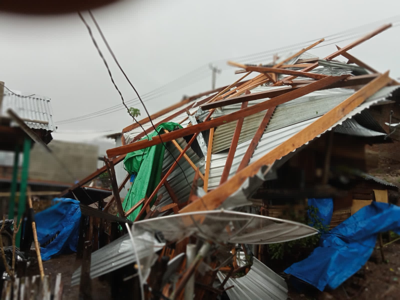 Angin Kencang Terjang Sumbawa, Sejumlah Rumah Alami Kerusakan