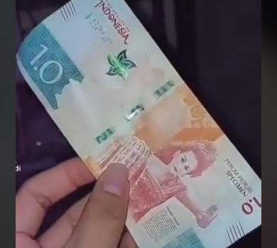 Viral Video Uang Kertas Pecahan Rp 1 Juta, Peruri: Itu Specimen