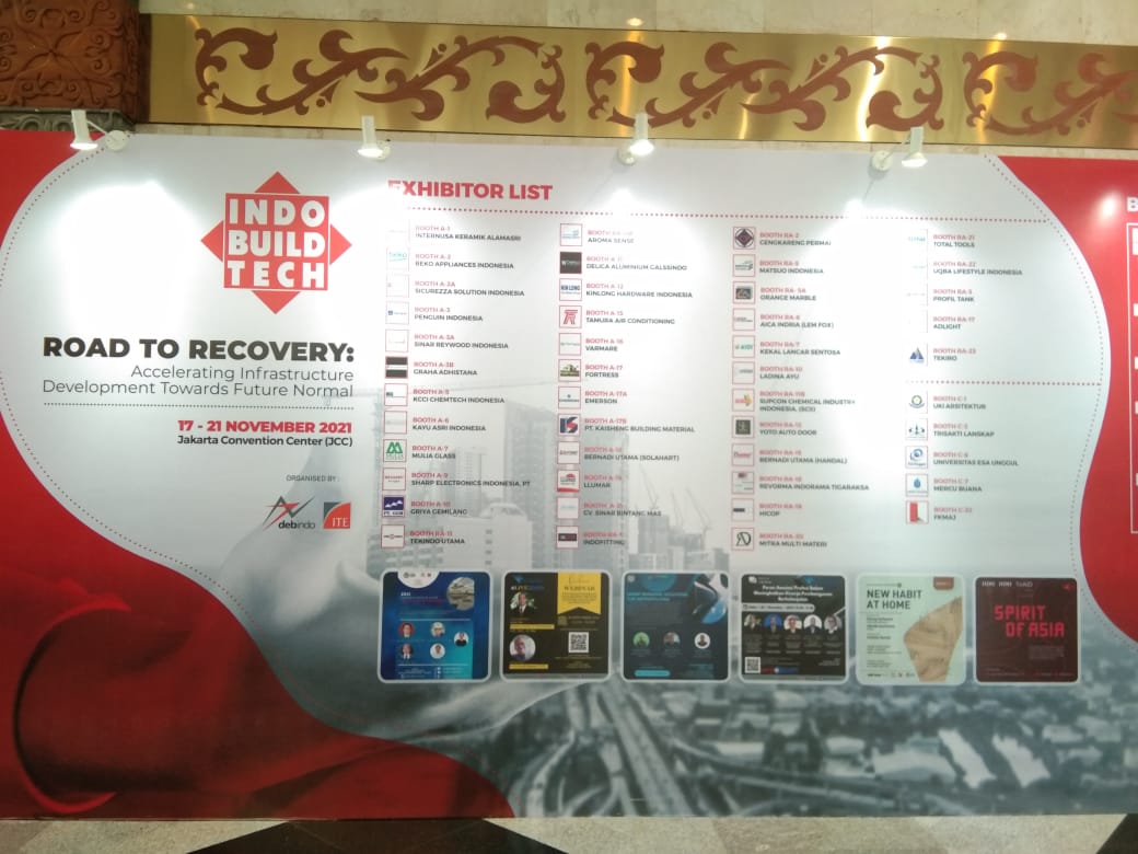IndoBuildTech Expo 2021 Resmi Dibuka 17-21 November 