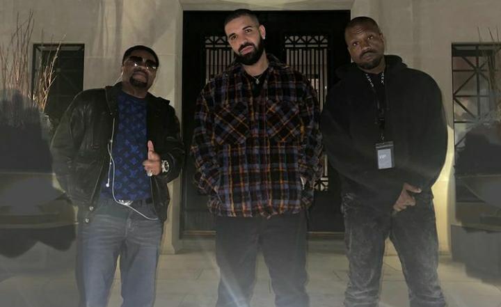 Akhirnya Damai, Kanye West Unggah Foto Bareng Drake
