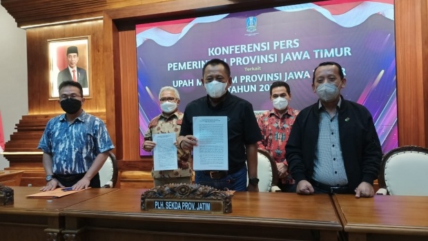 Naik 1,22 Persen, UMP di Jawa Timur Tahun 2022 Rp 1,89 Juta