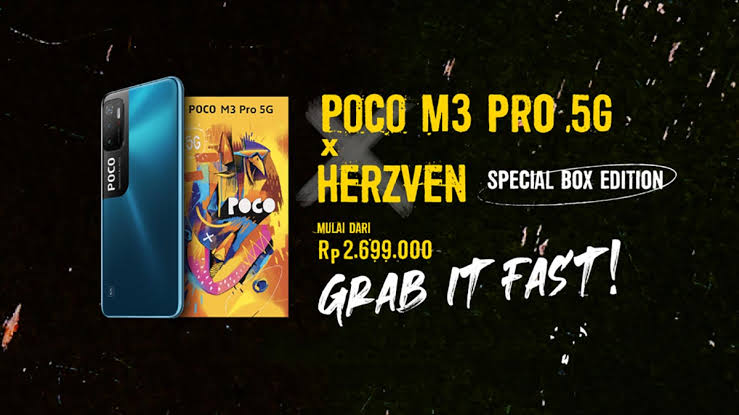 Harga Terjangkau, Poco M3 Pro 5G x Herzven Tampil Spesial