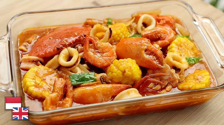 Resep Seafood Saus Padang, Cocok untuk Rayakan Tahun Baru 2022