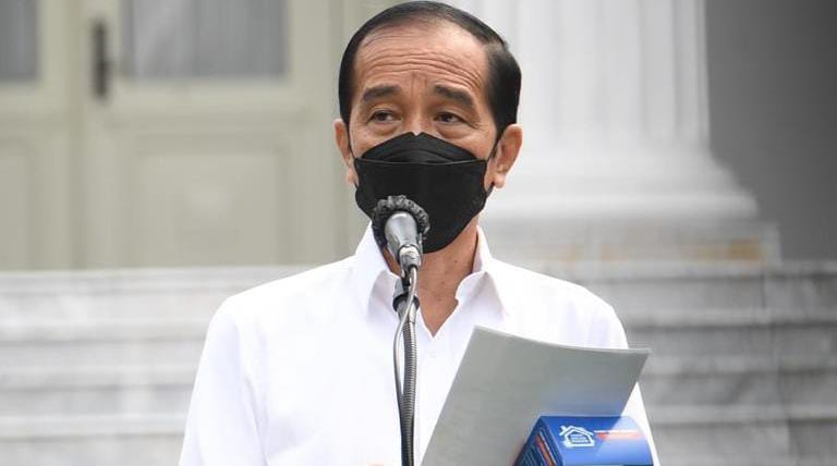Sambut Tahun Baru, Jokowi Sebut Kasus Corona di Indonesia Melandai