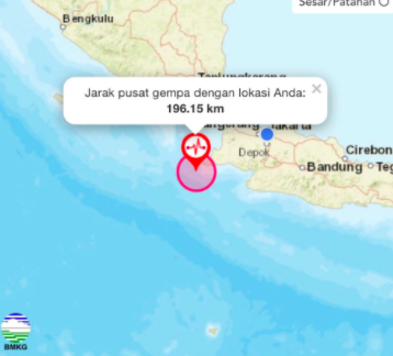 Gempa Magnitudo 6,7 Guncang Banten, Terasa Hingga Jakarta