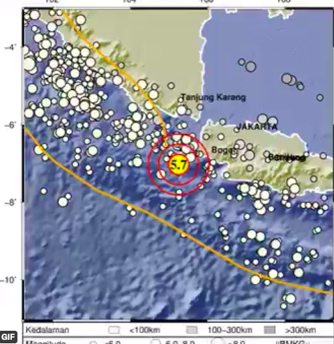 Gempa Susulan Magnitudo 5,7, BMKG: Tak Berpotensi Tsunami