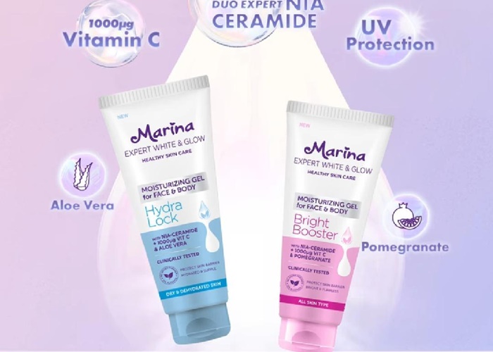 Kulit Sehat dengan Rangkaian Skincare Marina Expert White & Glow 