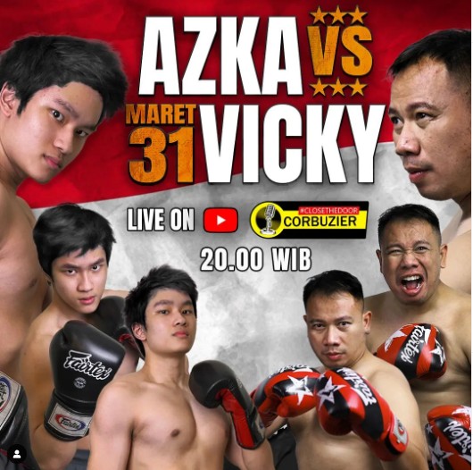 Azka Corbuzier vs Vicky Prasetyo Tanding Tinju Malam Ini, Intip Kronologinya!