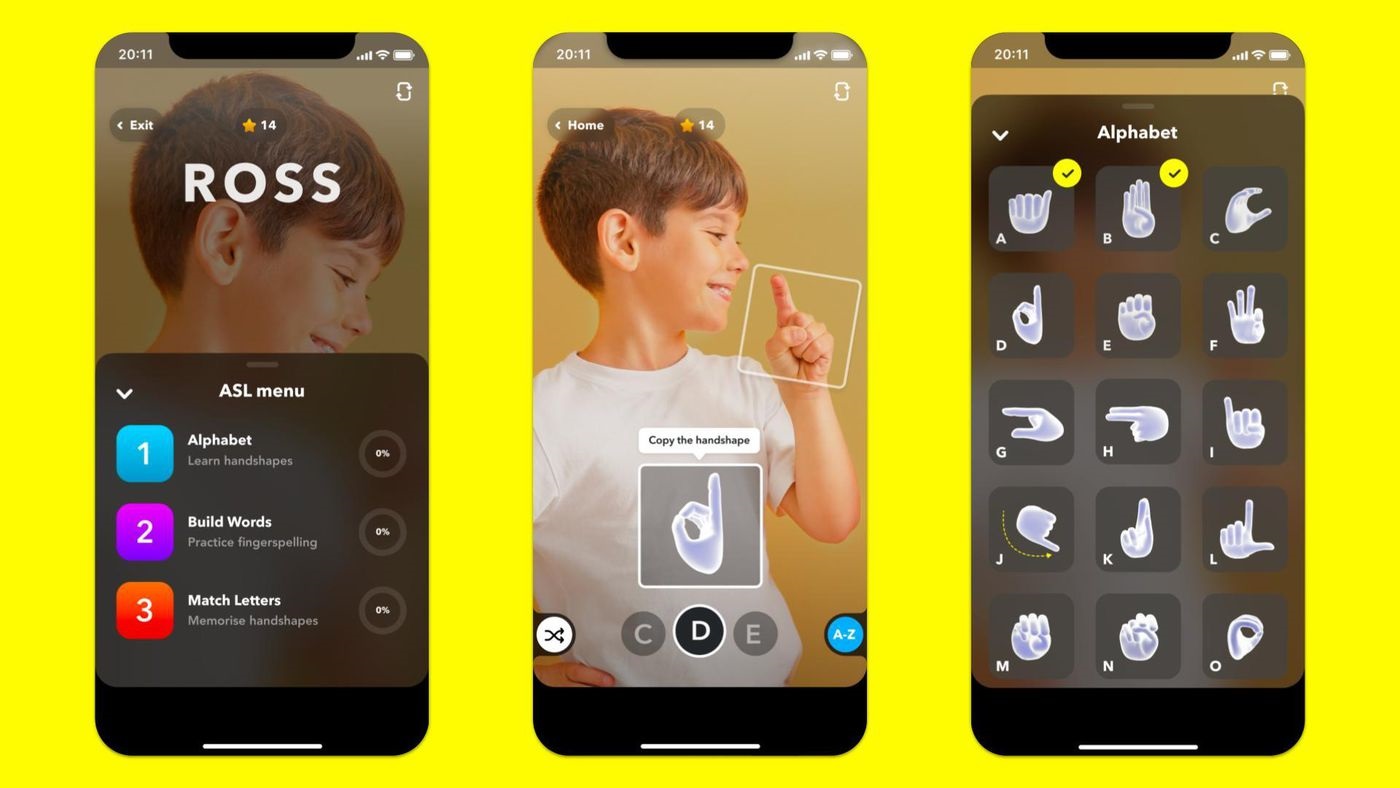 Snapchat Ajak Pengguna Belajar Bahasa Isyarat