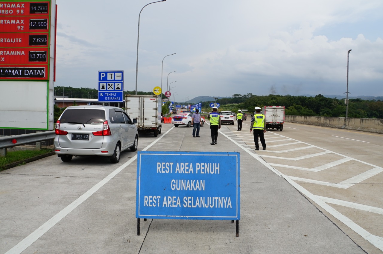 Arus Balik Lebaran, Sistem Buka Tutup Rest Area Kembali Diterapkan