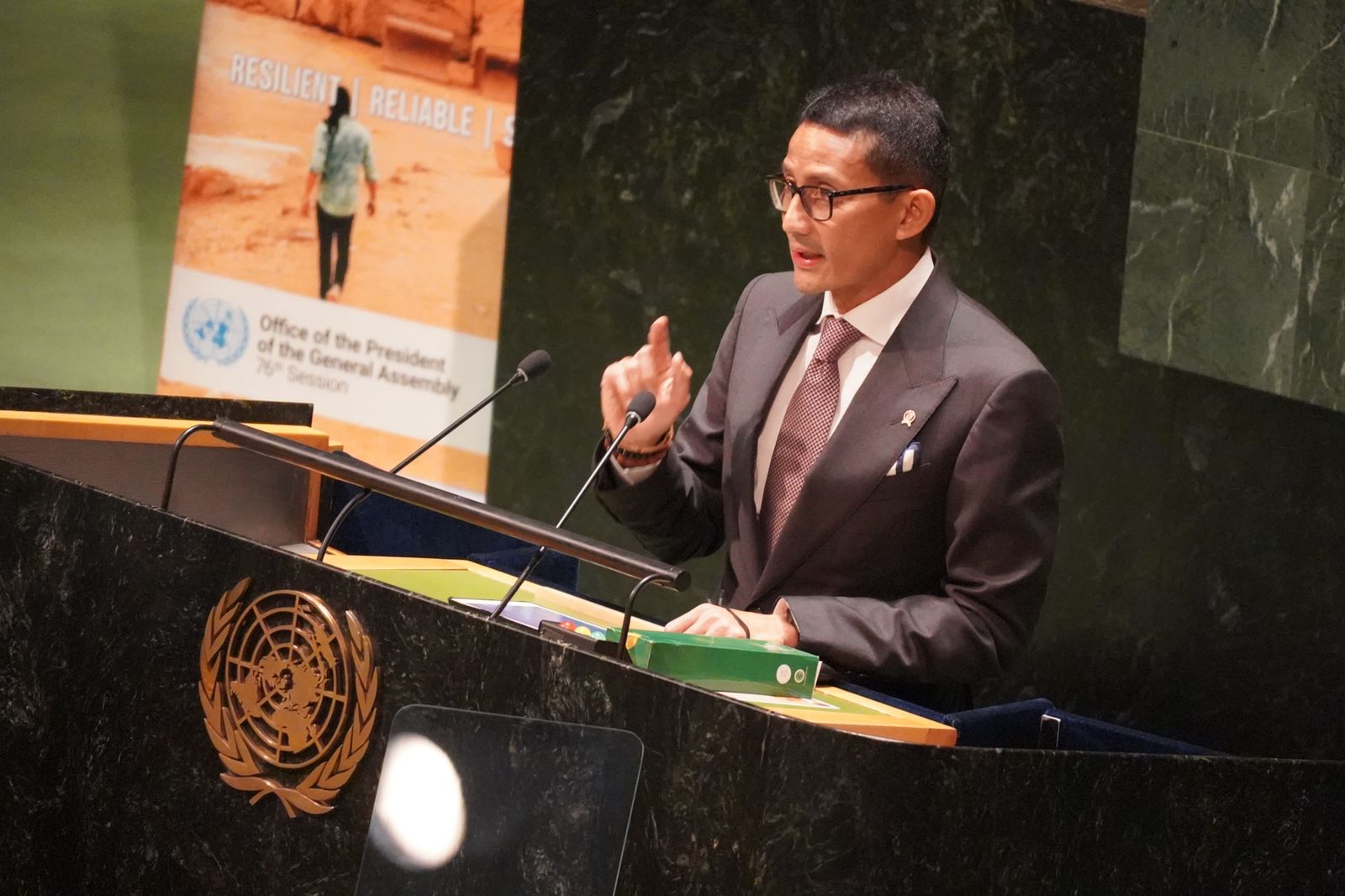Di Sidang Umum PBB, Sandiaga ‘Pamer’ Kebangkitan Pariwisata Indonesia