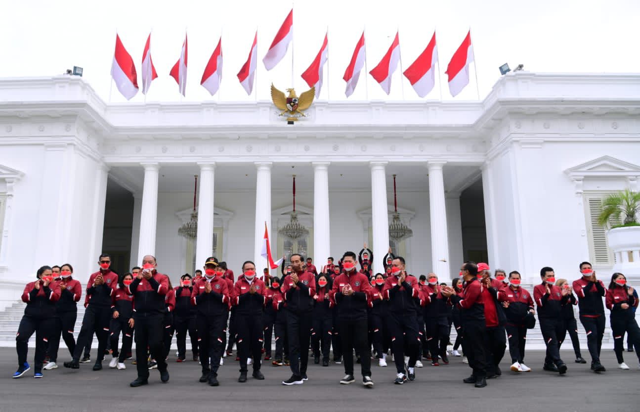 Lepas Kontingen SEA Games, Jokowi: Rebut Medali dan Harumkan Indonesia!
