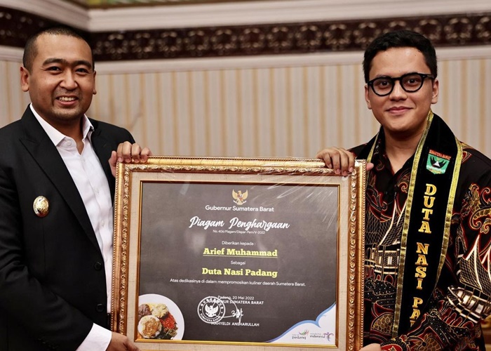 Arief Muhammad Jadi 'Duta Nasi Padang', Bakal Promosikan UMKM Sumbar 