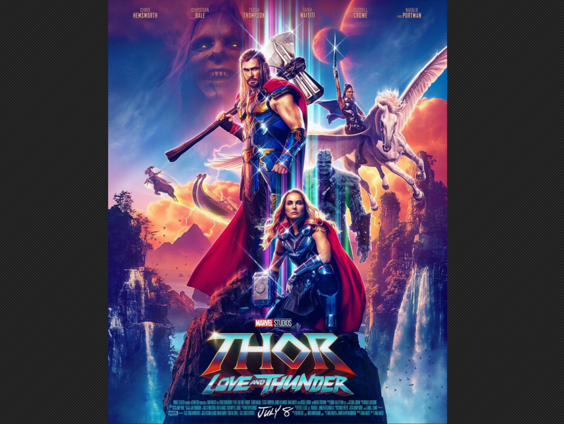 Marvel Studios Rilis Poster dan Trailer Film 'Thor: Love And Thunder'