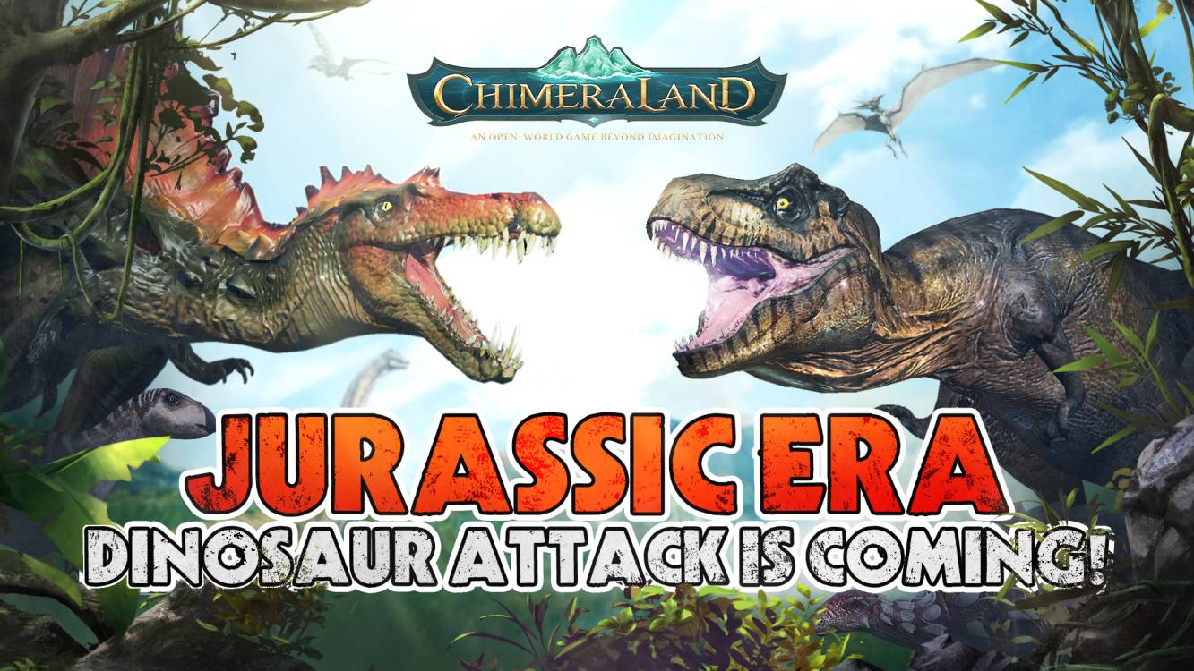 Ngeri! Dinosaurus Raksasa Berkeliaran di Game Chimeraland