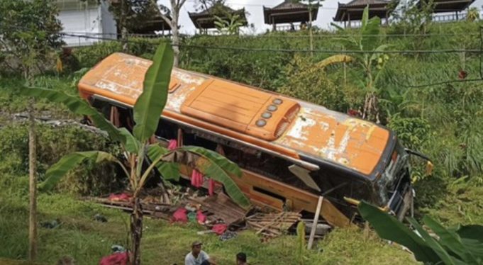 3 Fakta Kecelakaan Bus Pariwisata di Bali, Tabrak 12 Kendaraan
