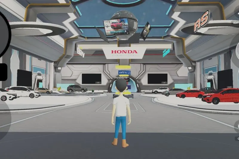 Unik! Honda Hadirkan Virtual Showroom di Pameran Metaverse Metanesia
