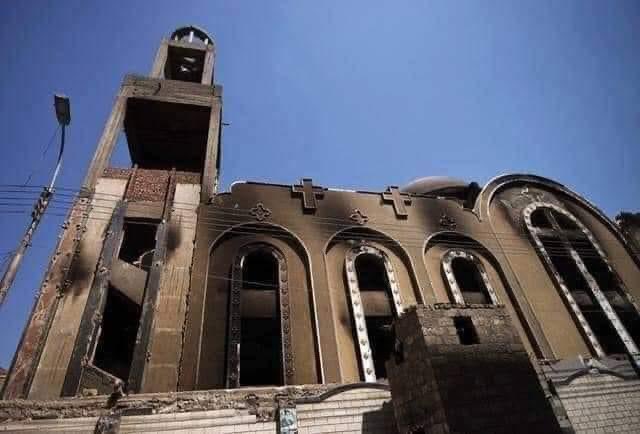 Gereja di Mesir Terbakar, 41 Orang Sedang Ibadah Dilaporkan Tewas