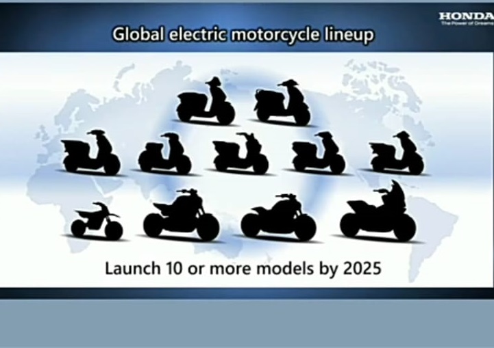 Honda Janji Hadirkan 10 Model Motor Listrik hingga 2025