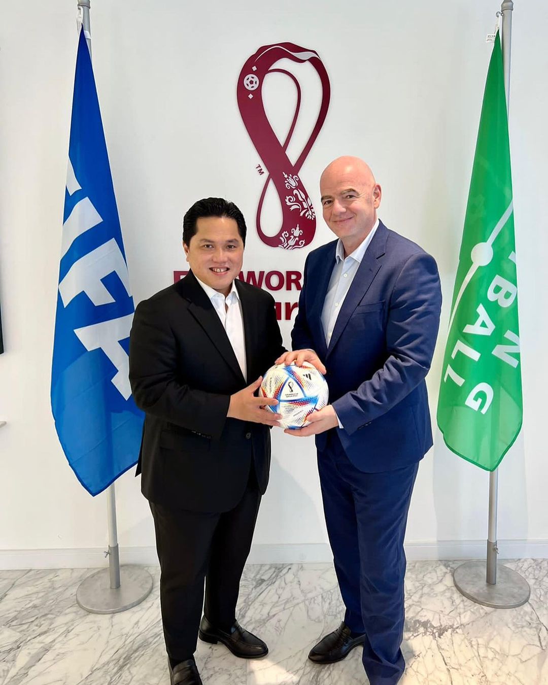 Bertemu Presiden FIFA, Erick Thohir: Kami Bahas Sepakbola Indonesia