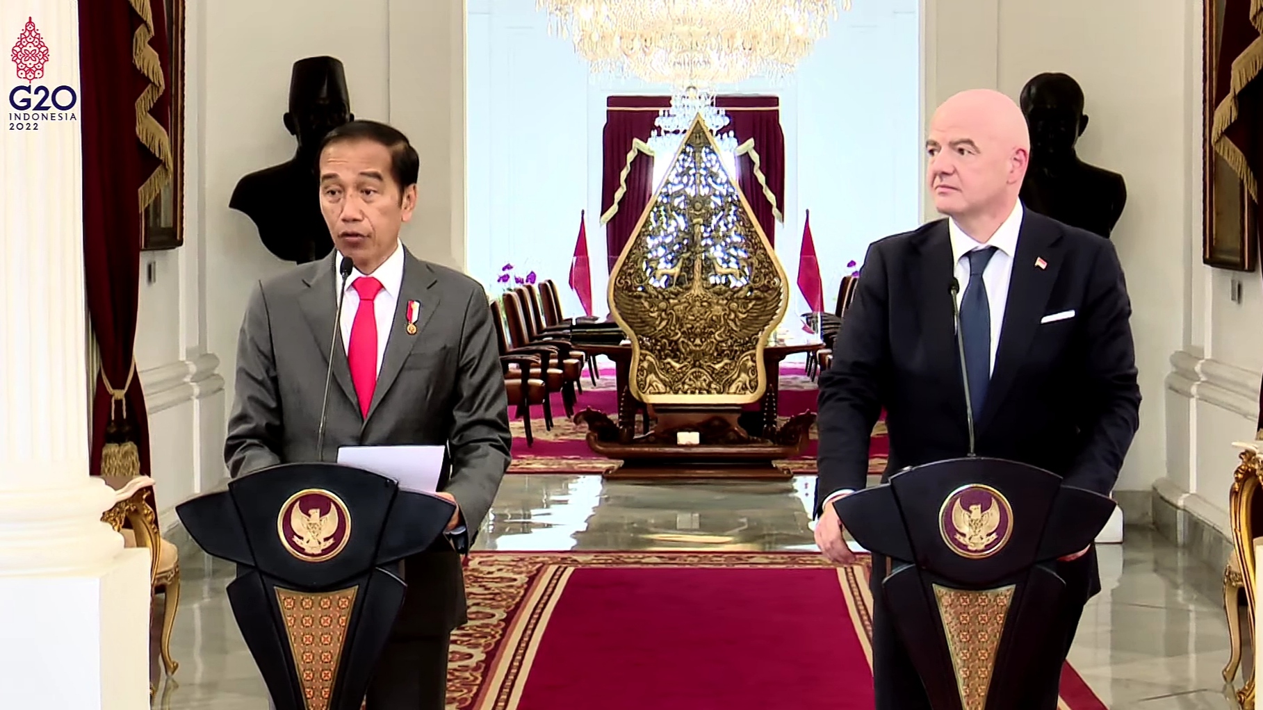 Jokowi dan Presiden FIFA Sepakati 4 Hal Terkait Sepakbola Indonesia