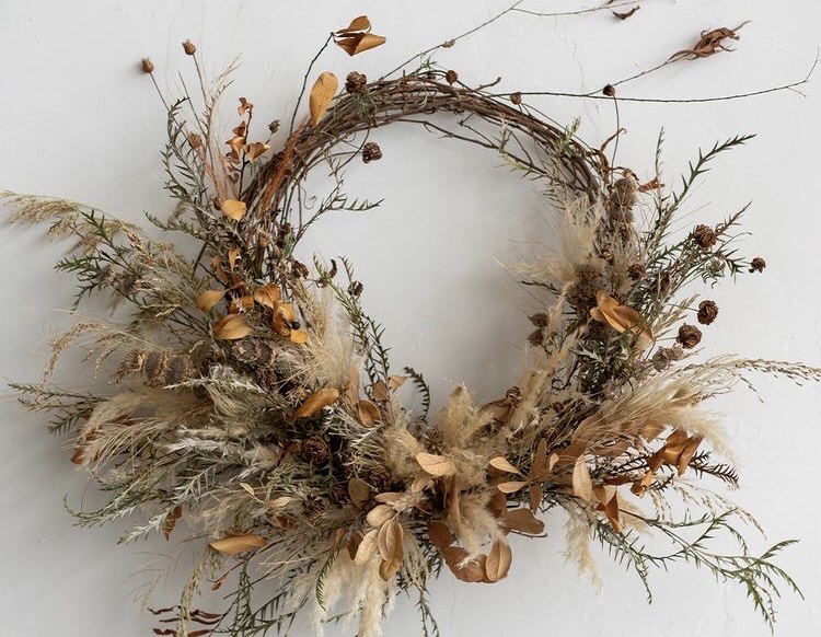 DIY Flowers Wreath dari Sampah Kertas